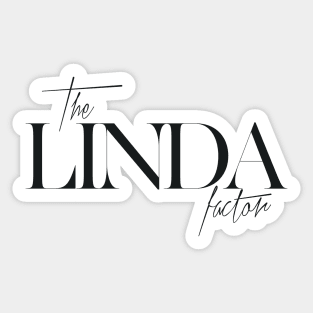 The Linda Factor Sticker